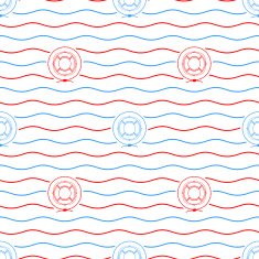 Lifebuoy Seamless Pattern N2