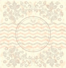 Elegant decorative khokhloma postcard frame N6