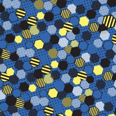 Blue Honeycomb