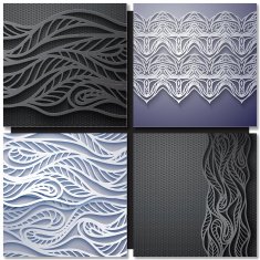 Decorative ornamental pattern background