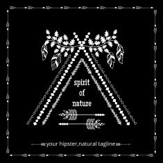 Tribal ethnic hipster logo
