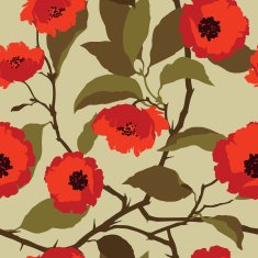 Seamless pattern with flowers rose N13