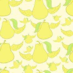Seamless winged pears