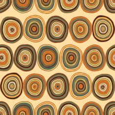 Circles seamless pattern in colors N2