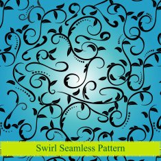Vector swirl seamless pattern N2