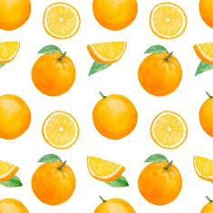 Orange seamless pattern N3