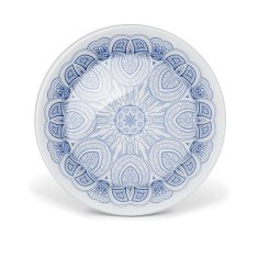 Christmas decorative plate with round lace pattern N4