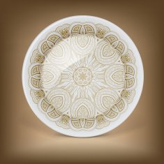 Christmas decorative plate with round lace pattern N5