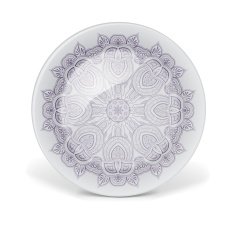 Christmas decorative plate with round lace pattern N7