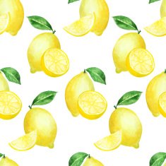 Lemon seamless pattern N3