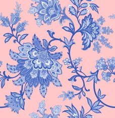 Seamless Pattern with floral ornament N65