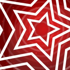 Paper star on the red power background Vector illustration for