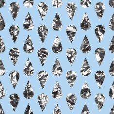 Seamless pattern made of random water drops or rain