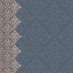 Vector seamless baroque damask luxury background N10