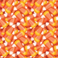 Halloween Candy Corn Seamless Pattern