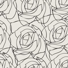 Seamless pattern with flowers rose N20