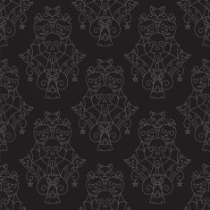 Halloween Seamless Pattern Illustration