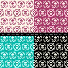 Brown Skull Pattern N2