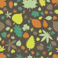 Leaves seamless pattern N16