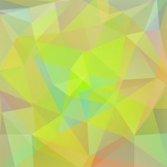 abstract background consisting of green orange triangles vector illustration