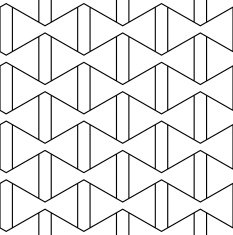 Black and white geometric seamless pattern N136