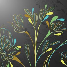Floral abstract background N115