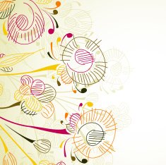 Floral abstract background N116