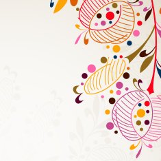 Floral abstract background N119