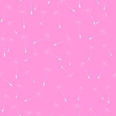 Abstract Dandelion Seed Seamless Pattern Background Vector Illus