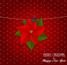 Abstract beauty Christmas and New Year background vector illust N59