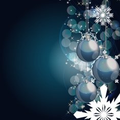Abstract beauty Christmas and New Year background vector illust N70