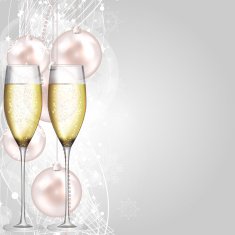 Abstract beauty Christmas and New Year background vector illust N83