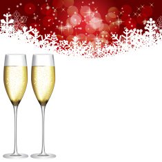 Abstract beauty Christmas and New Year background vector illust N97