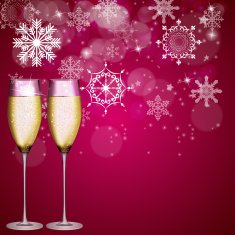 Abstract beauty Christmas and New Year background vector illust N100
