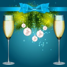 Abstract beauty Christmas and New Year background vector illust N115
