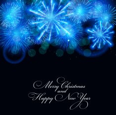 Abstract beauty Christmas and New Year background vector illust N144