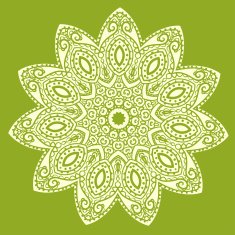 Ornament beautiful card N22