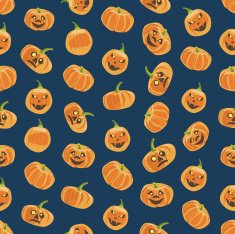 Seamless colorful background made of pumpkin
