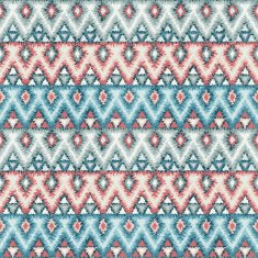 ethnic zigzag tribal seamless pattern
