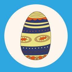 easter painting egg theme elements vector eps N42