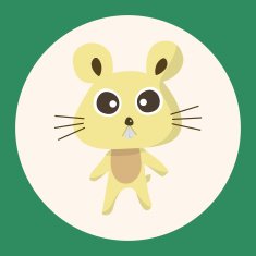 animal mouse cartoon theme elements N9