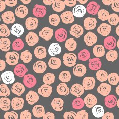 floral background with roses seamless vector illustration for your design N3
