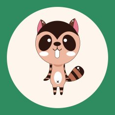 animal squirrel cartoon theme elements N3