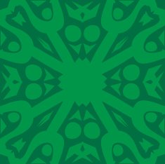 Seamless Green Decorative Tiles