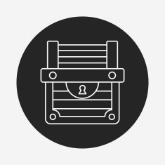 Treasure line icon N21
