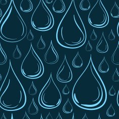 Seamless drops contours