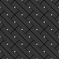 Black and white geometric seamless pattern N146