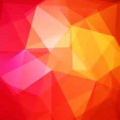 abstract background consisting of red orange yellow triangles vector illustration