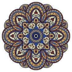 Ornate oriental mandala