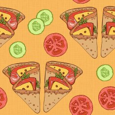 pattern of various food items 2